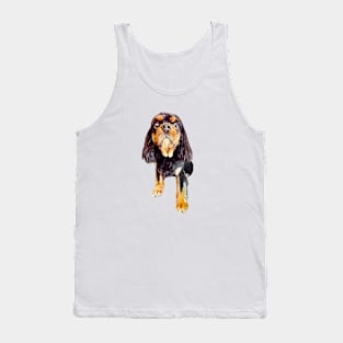 Cavalier King Charles Spaniel Black and Tan Tank Top